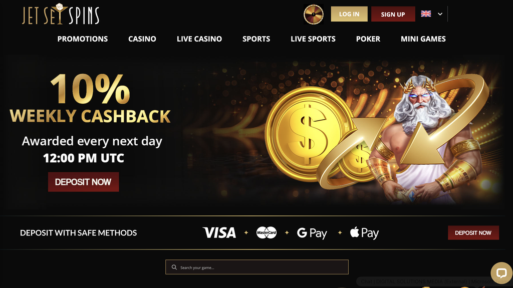 Jet Set Spins – Best Credit Card Casino for Slot Variety