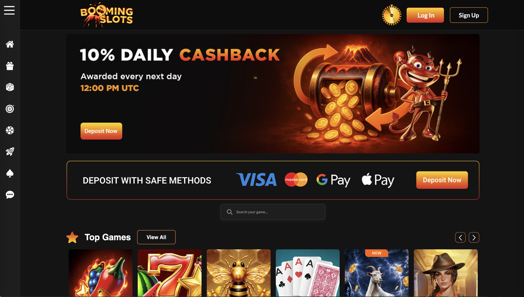 Booming Slots – Best Credit Card Casino for Bonus Buy Slots