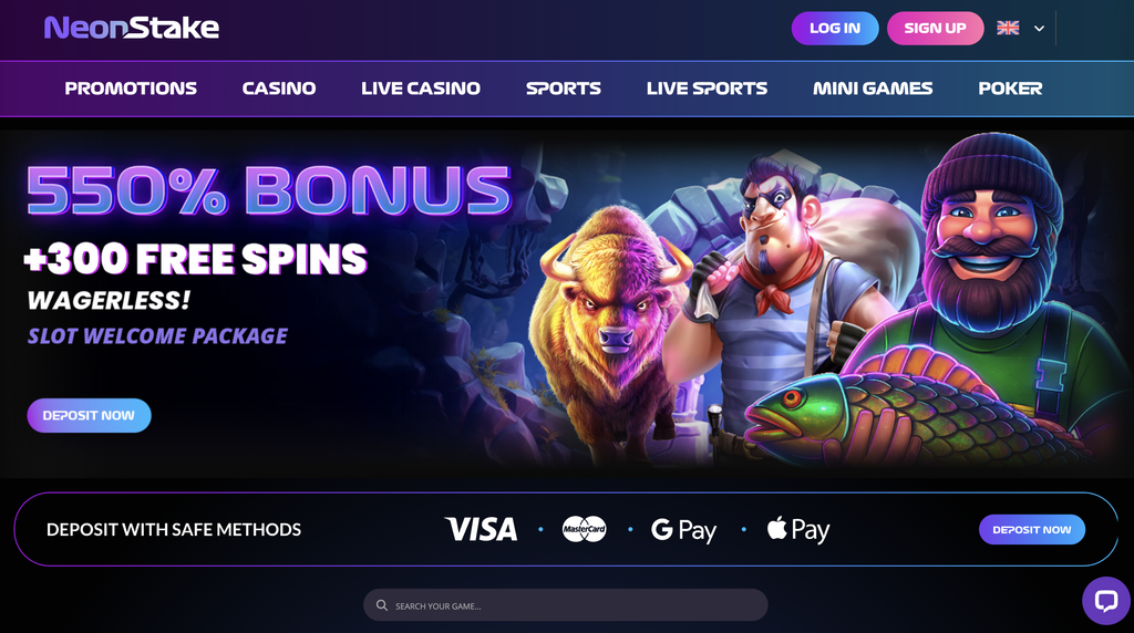 Neon Stake – Best Credit Card Casino for Mobile Gaming